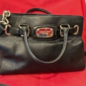 Michael Kors Black Leather Purse